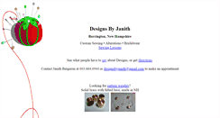 Desktop Screenshot of designsbyjanith.com